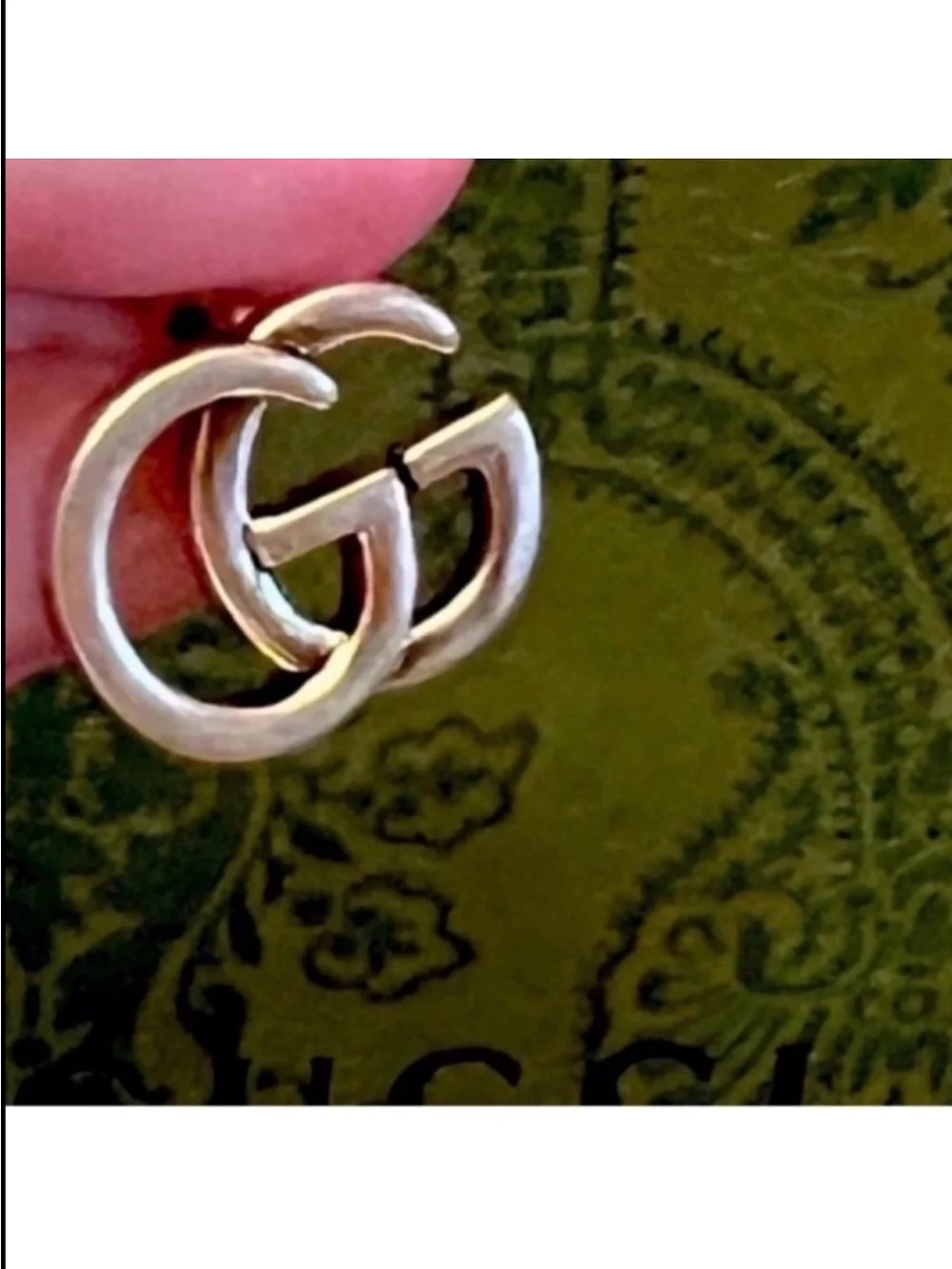 Gucci Double G Hair Pin in Gold-Tone Metal